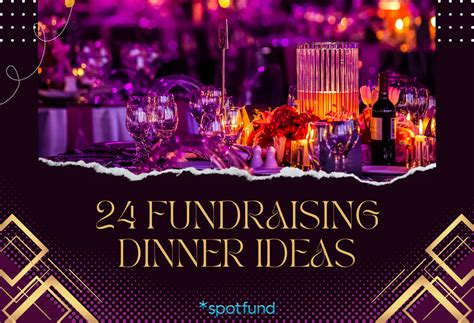 charity dinner fundraising ideas|24 Creative Fundraising Dinner Ideas .